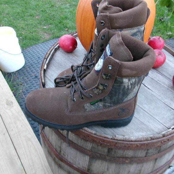 New Georgia boots ultra thermolite waterproof leather camo mid calf boots 8 wide main image 7